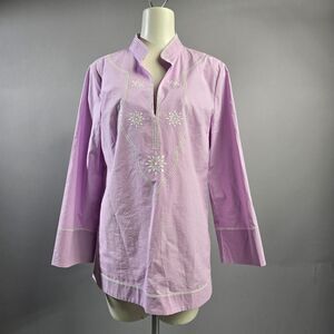 Light Purple Floral Tunic R15